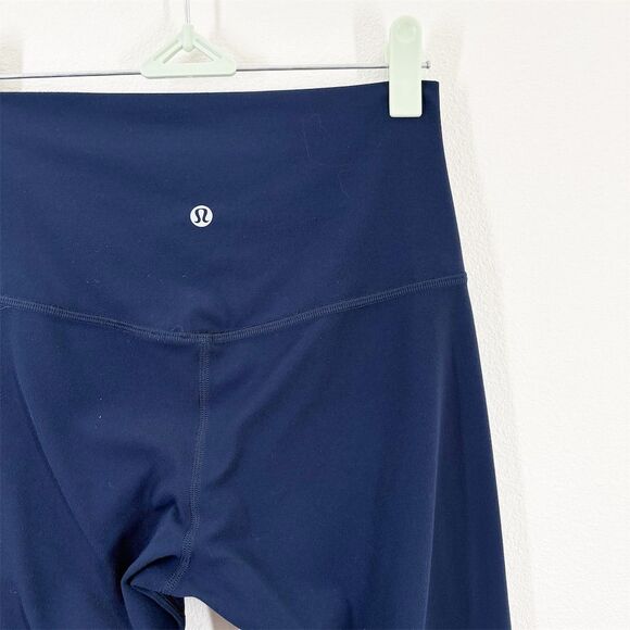 Lululemon Align High-Rise Crop Leggings Size 6 Navy Blue Yoga Pilates Athleisure - Picture 5 of 9